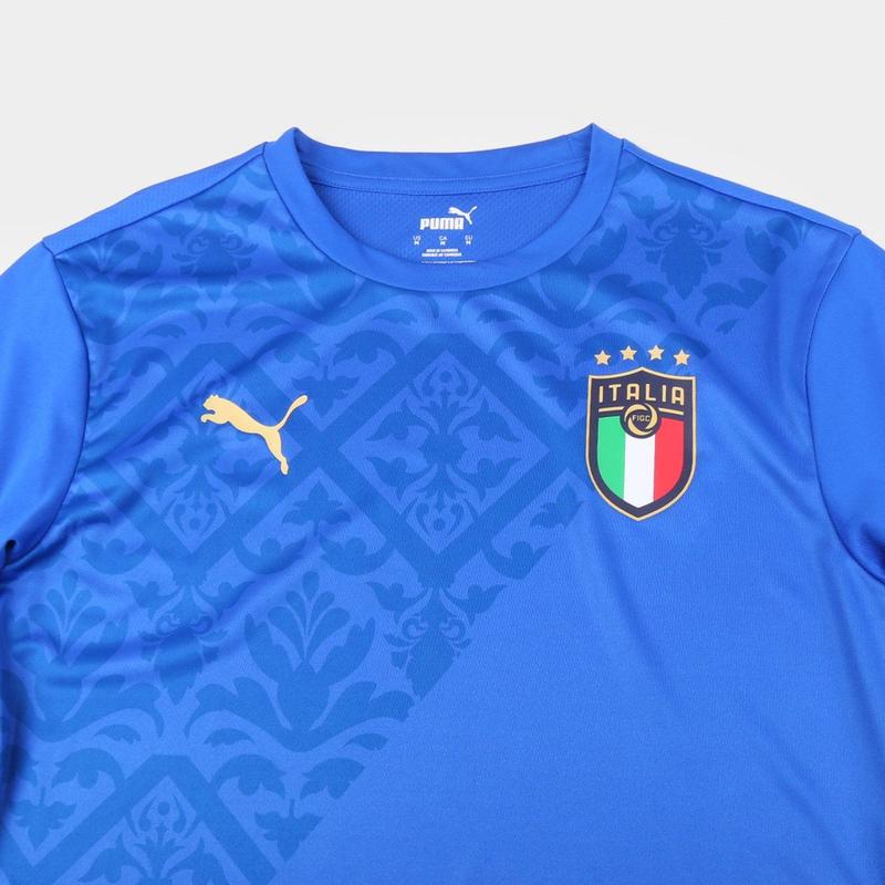 Camisa Seleção Itália Pré-Jogo 20/21 Puma Masculina - Camisa de